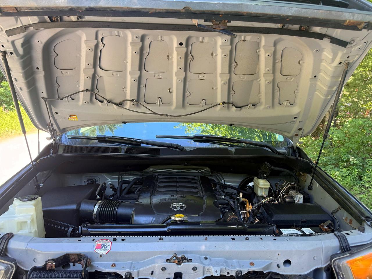2007 Toyota Tundra Double Cab Sr5 Серебряный vin: 5TBBV54177S485991