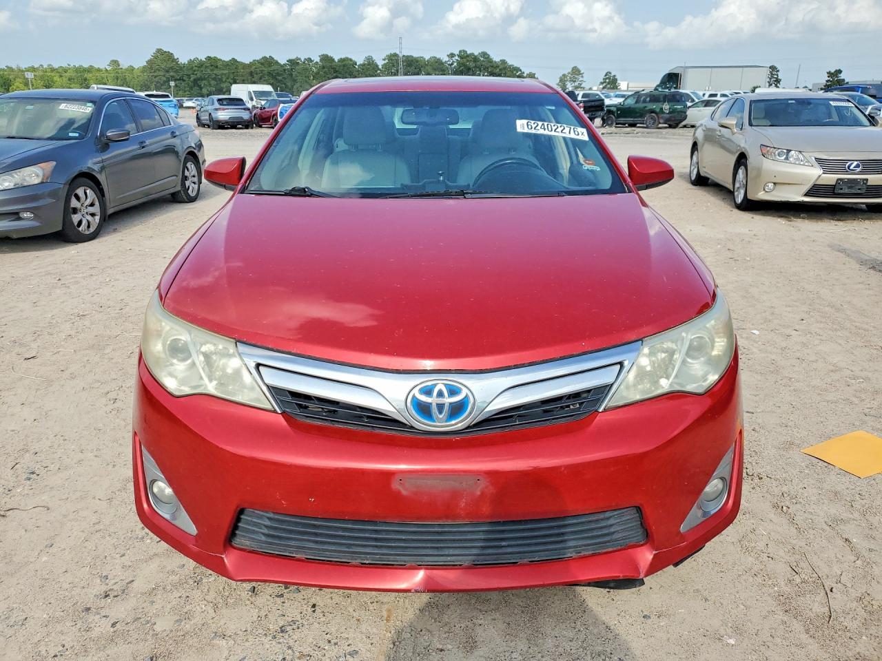 2012 Toyota Camry Hybrid Xle Red vin: 4T1BD1FK8CU022333