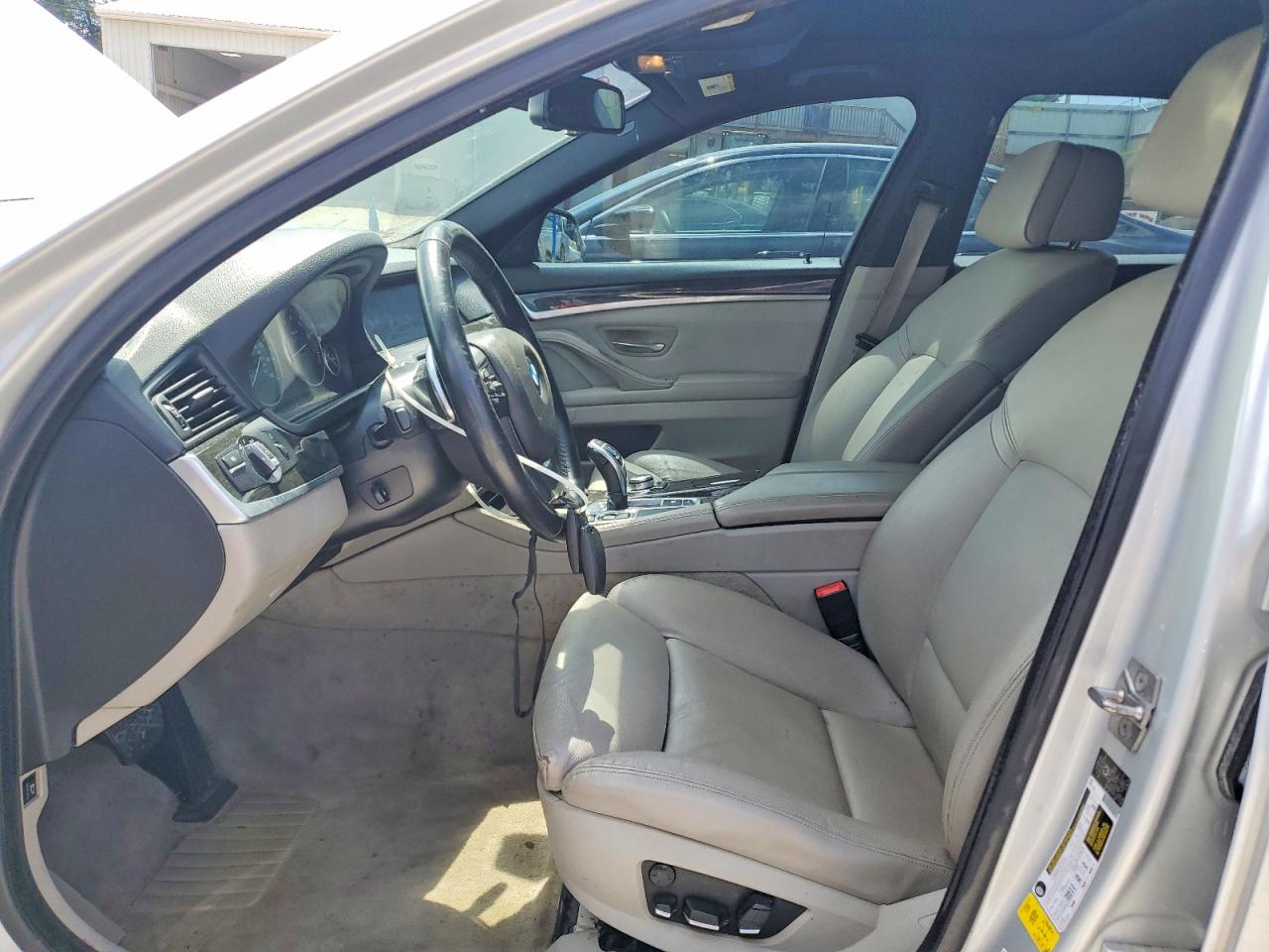 2012 Bmw 550 I Silver vin: WBAFR9C58CDV58409