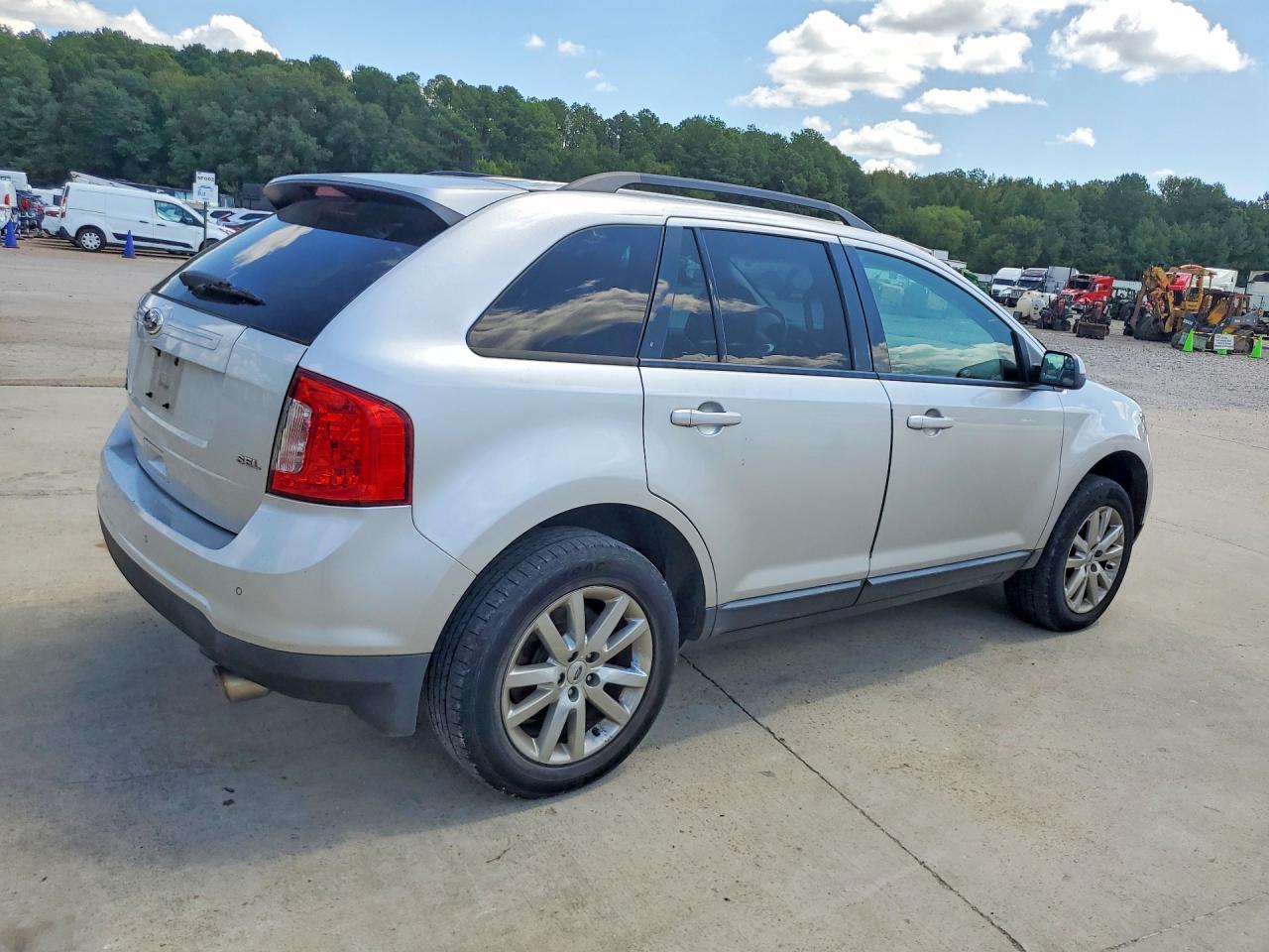 2013 Ford Edge Sel Silver vin: 2FMDK3JC2DBE33518