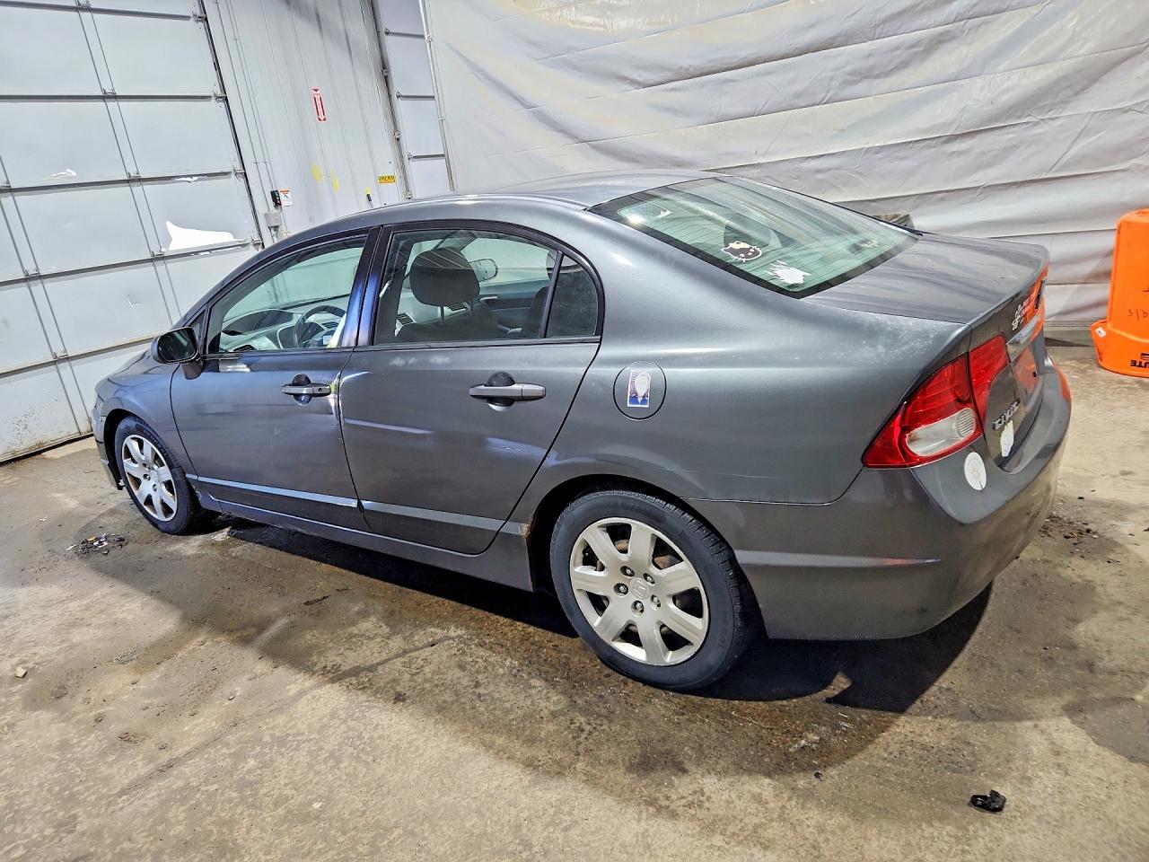 2010 Honda Civic Lx Gray vin: 2HGFA1F56AH553699