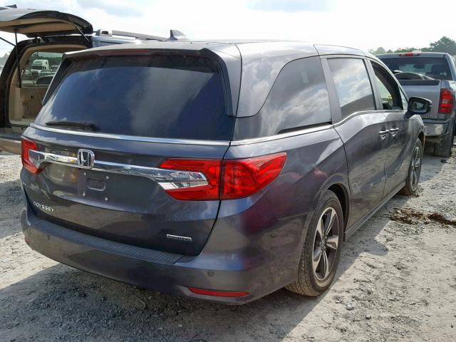 2018 Honda Odyssey Touring Gray vin: 5FNRL6H89JB006264