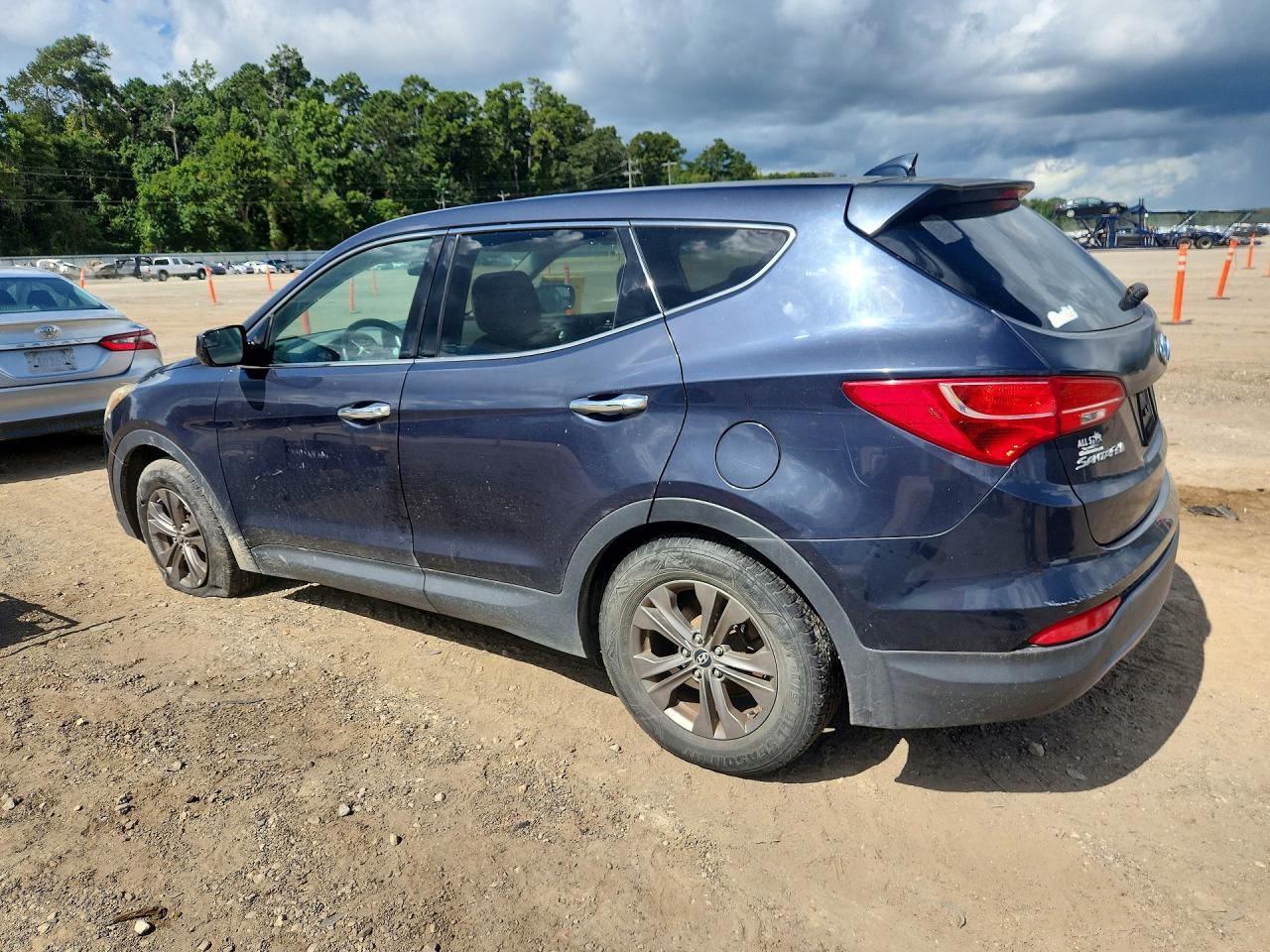 2015 Hyundai Santa Fe Sport 2.4l Blue vin: 5XYZT3LB3FG236884