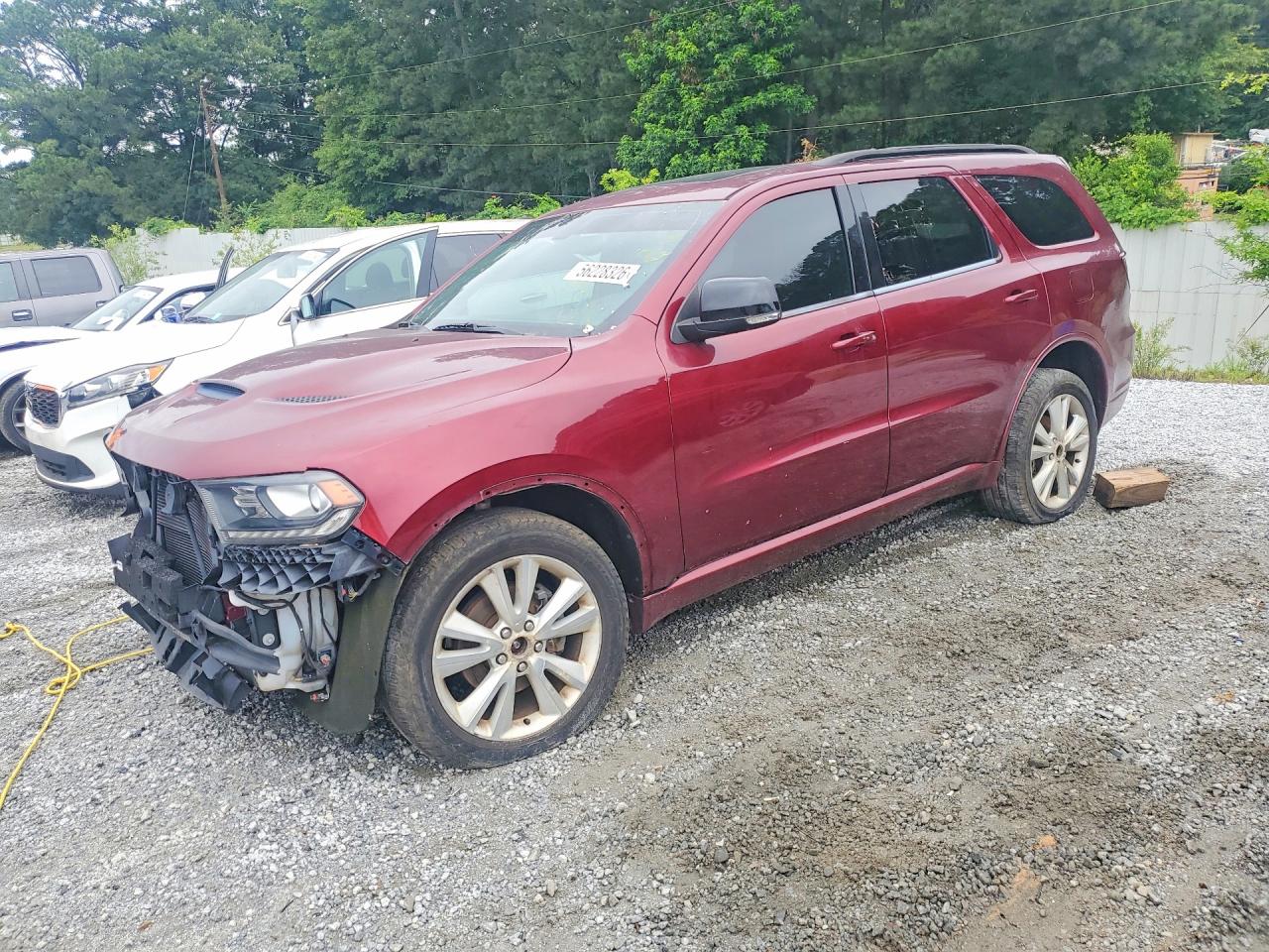 2018 Dodge Durango Gt Бордовый vin: 1C4RDJDG8JC416175