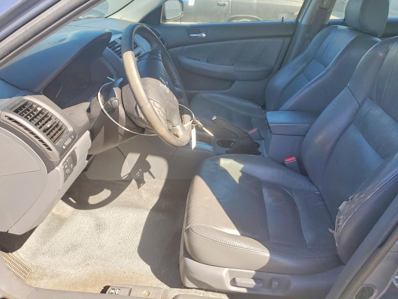 2007 Honda Accord Ex Gray vin: 1HGCM668X7A081113
