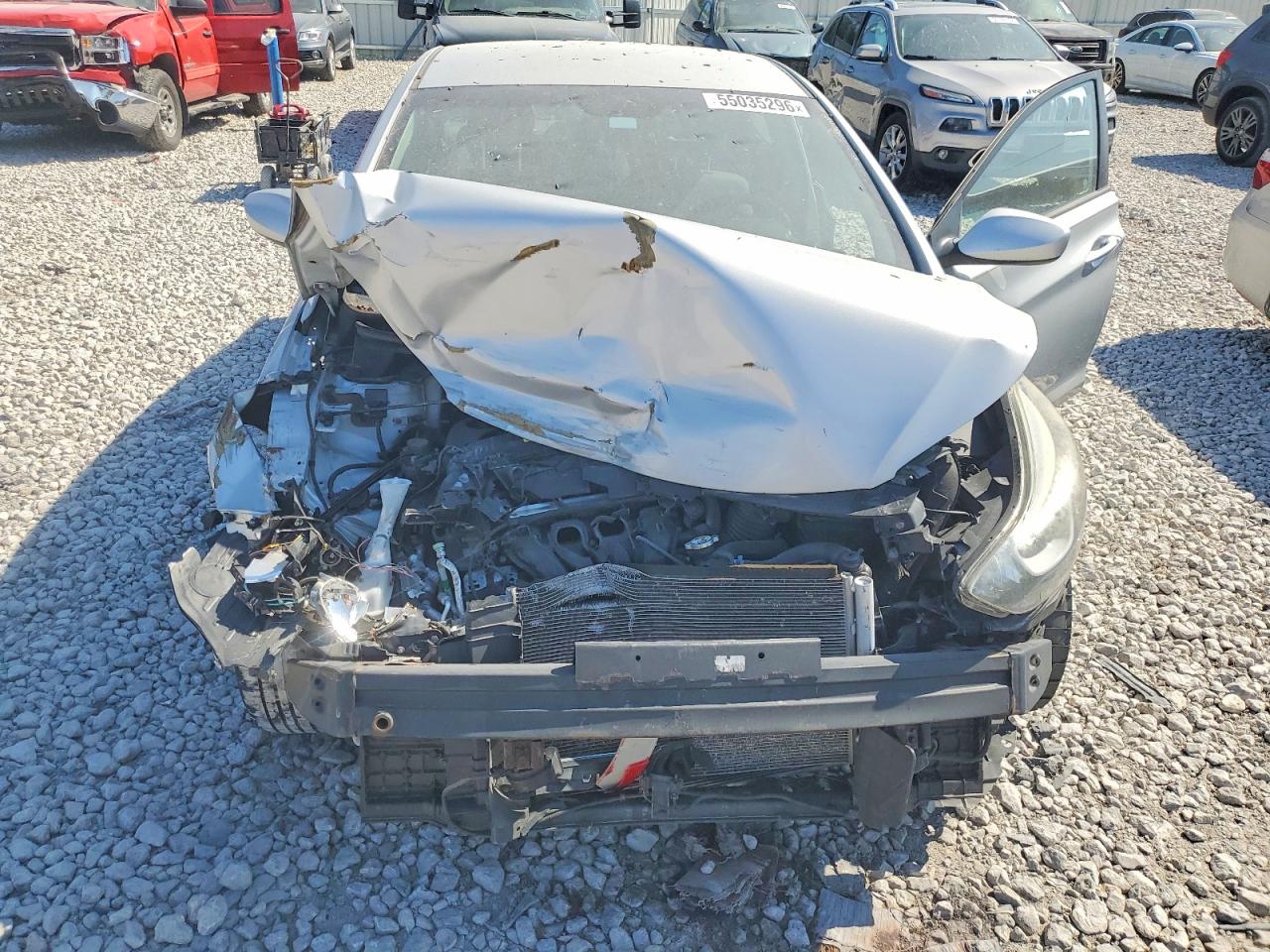 2015 Hyundai Elantra Se Silver vin: KMHDH4AE5FU452390