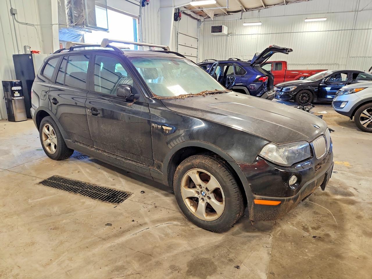 2007 Bmw X3 3.0si Black vin: WBXPC93447WF09904