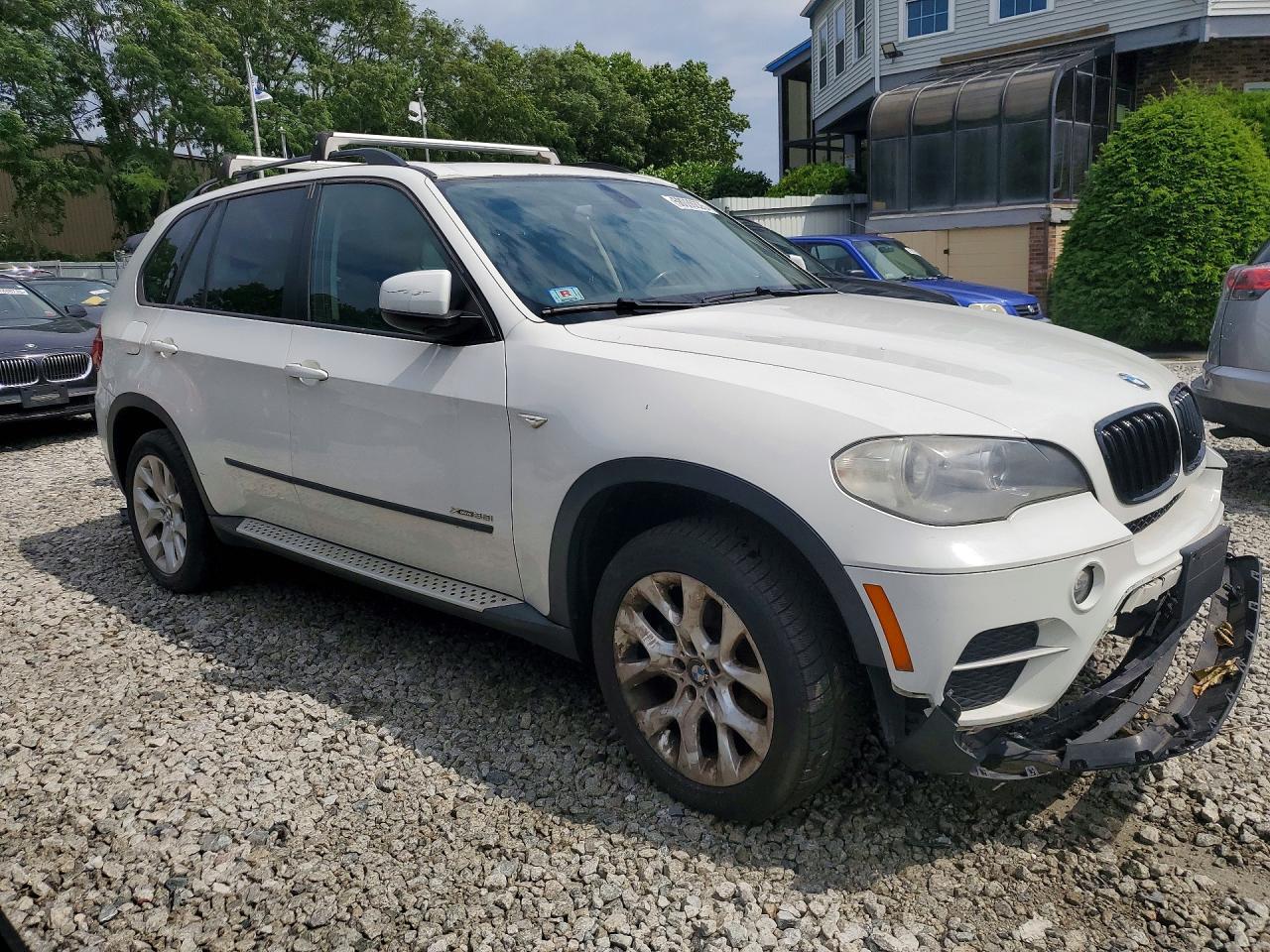 2013 Bmw X5 Xdrive35i White vin: 5UXZV4C54D0B17479