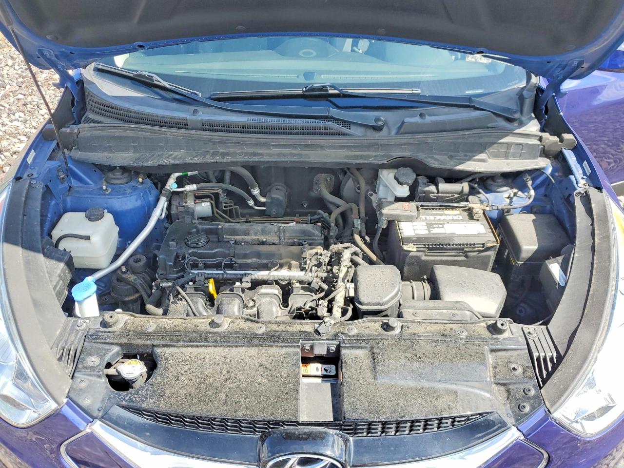 2013 Hyundai Tucson Limited Blue vin: KM8JUCAC2DU581823