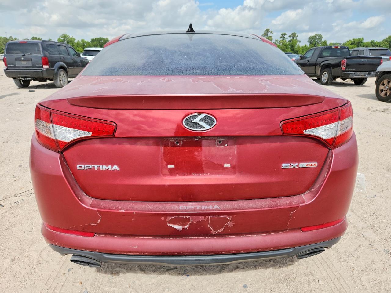 2013 Kia Optima Sx Red vin: 5XXGR4A6XDG220801