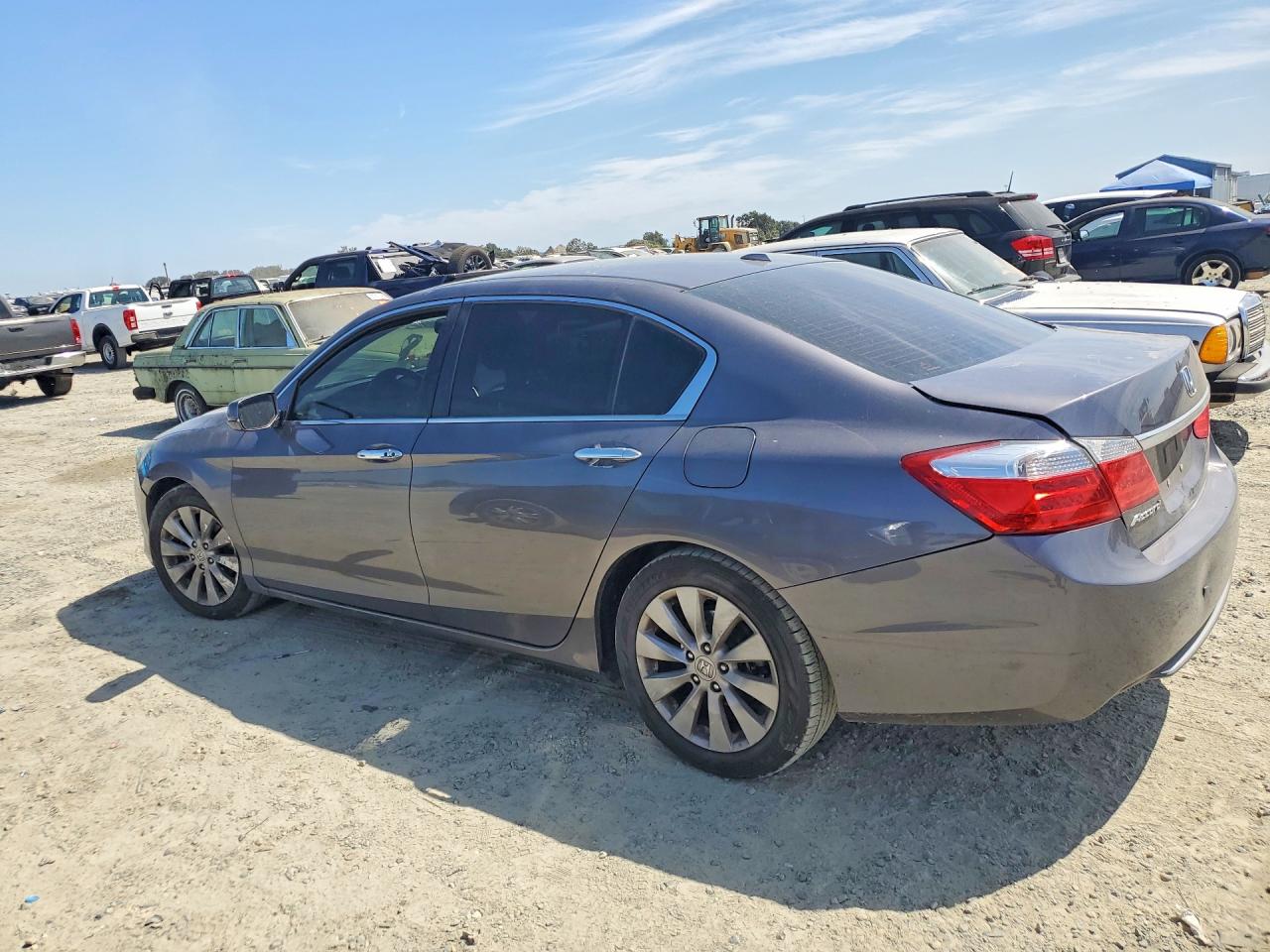 2015 Honda Accord Exl Gray vin: 1HGCR2F86FA073468