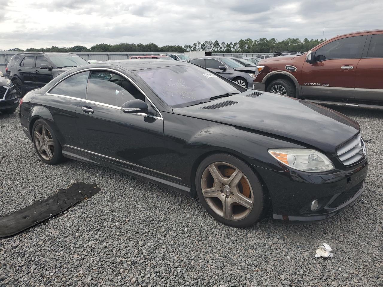 2007 Mercedes-benz Cl 550 Black vin: WDDEJ71X47A005025