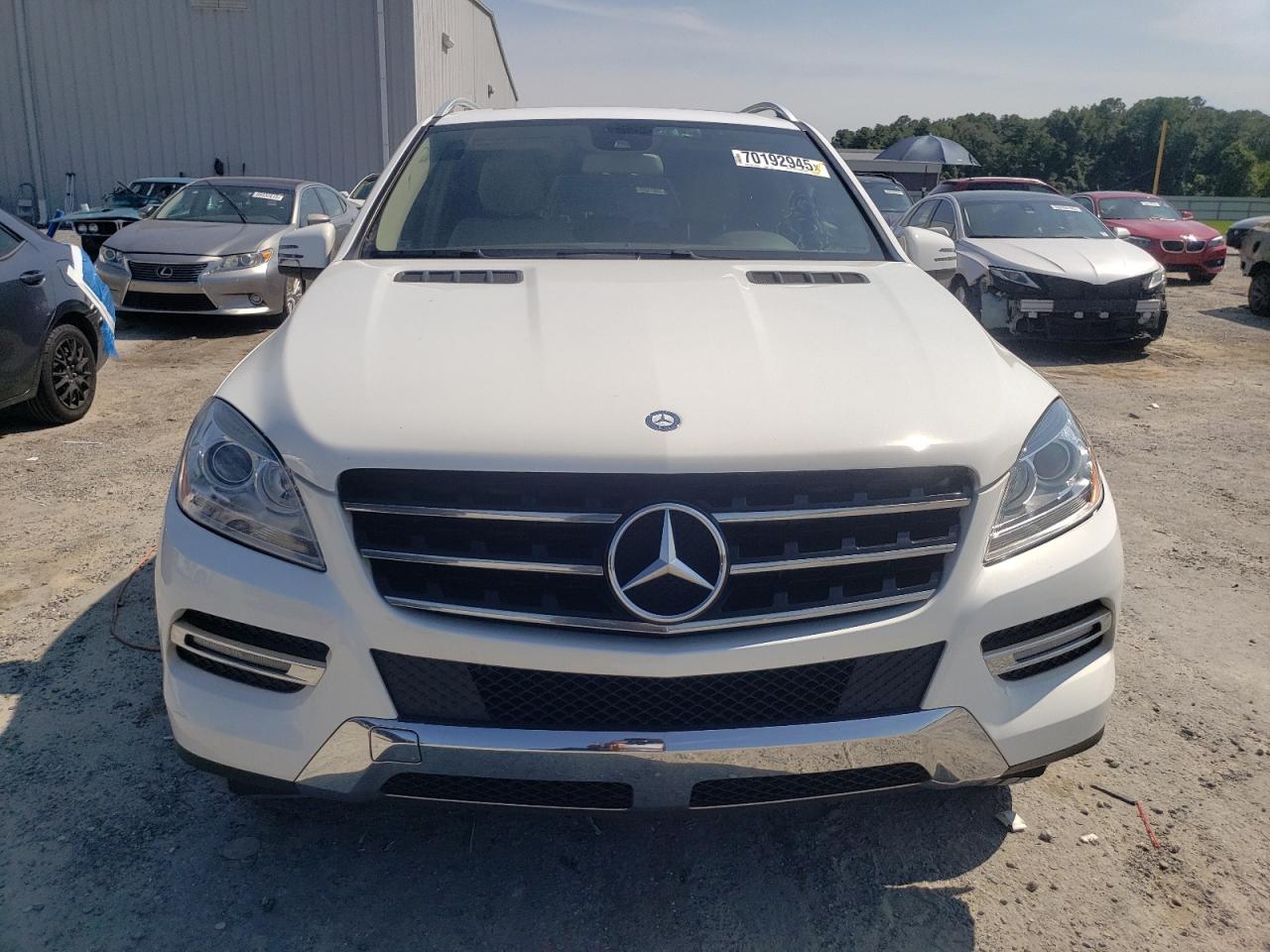 2015 Mercedes-benz Ml 350 White vin: 4JGDA5JB8FA549827
