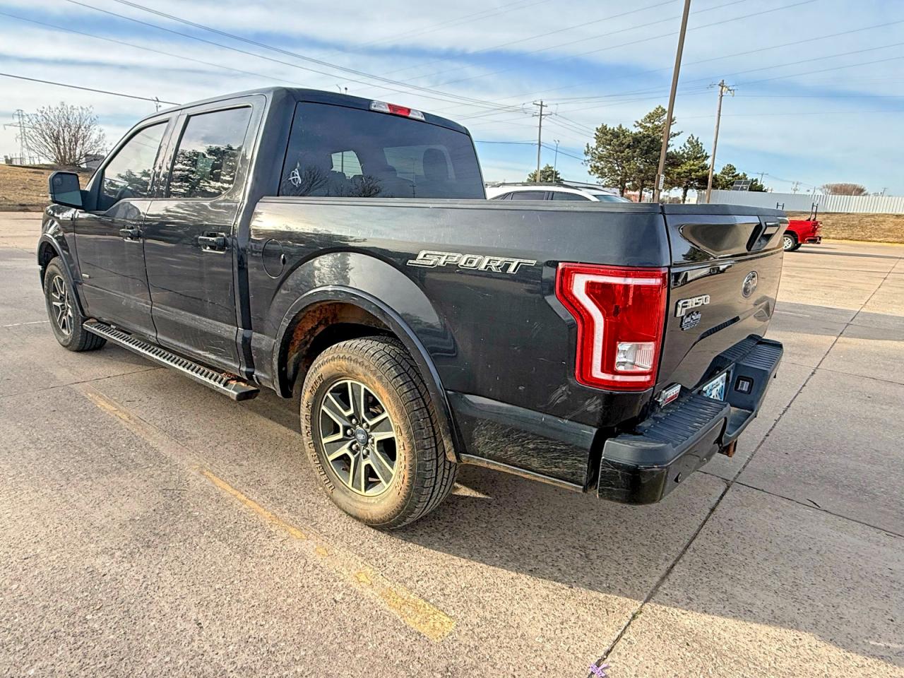 2015 Ford F150 Supercrew Black vin: 1FTEW1CPXFKE20848