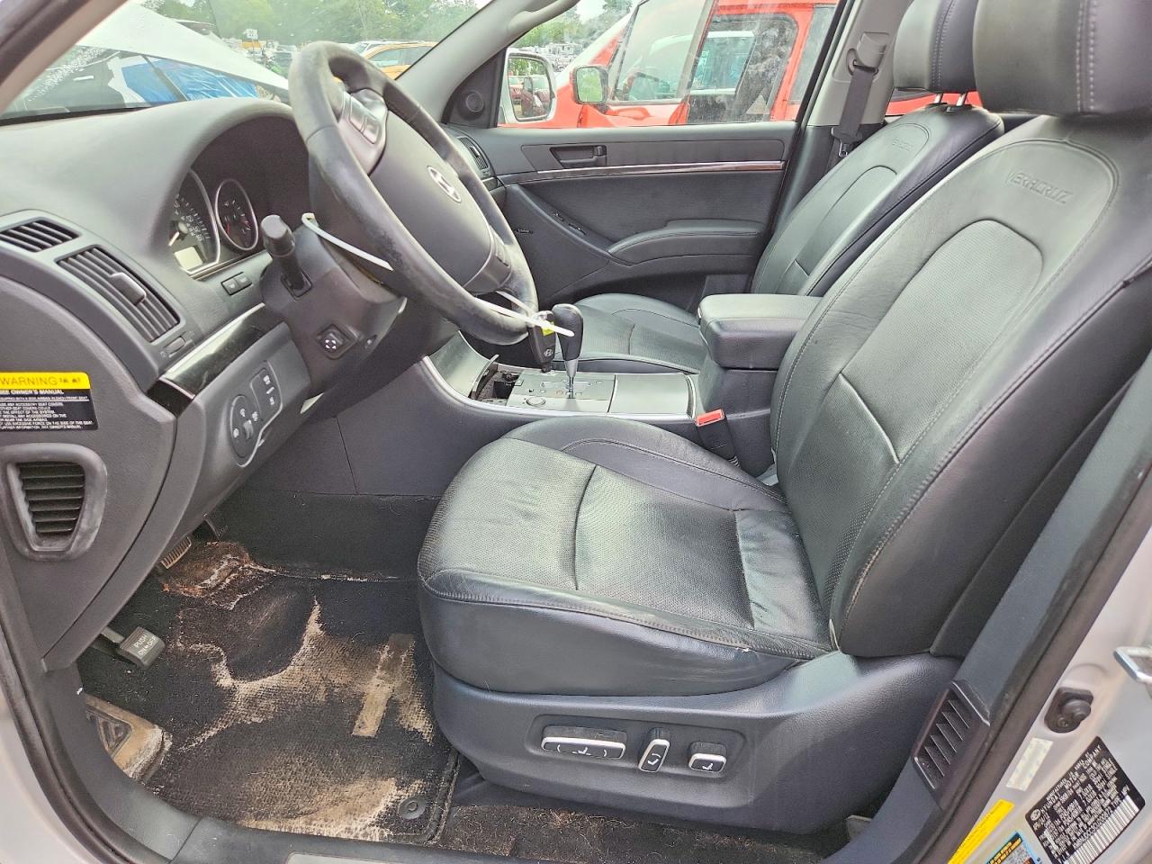 2012 Hyundai Veracruz Limited Silver vin: KM8NUDCC3CU200872