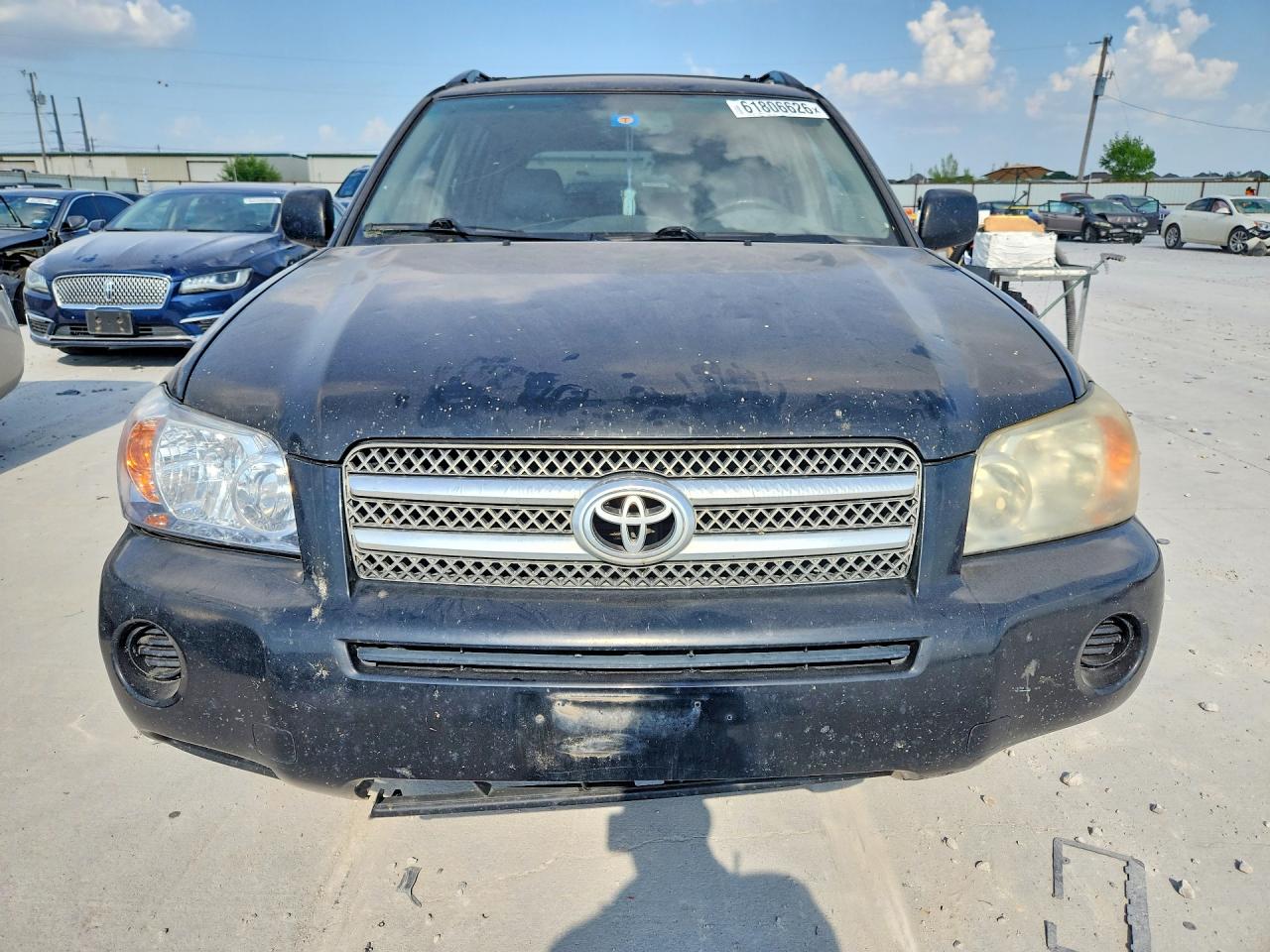 2006 Toyota Highlander Hybrid Black vin: JTEEW21A260021976