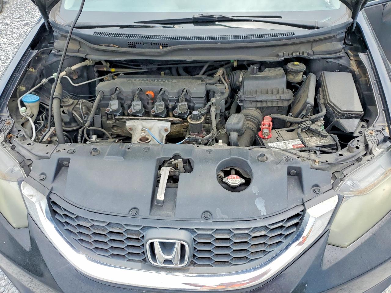 2013 Honda Civic Lx Black vin: 19XFB2F56DE242470