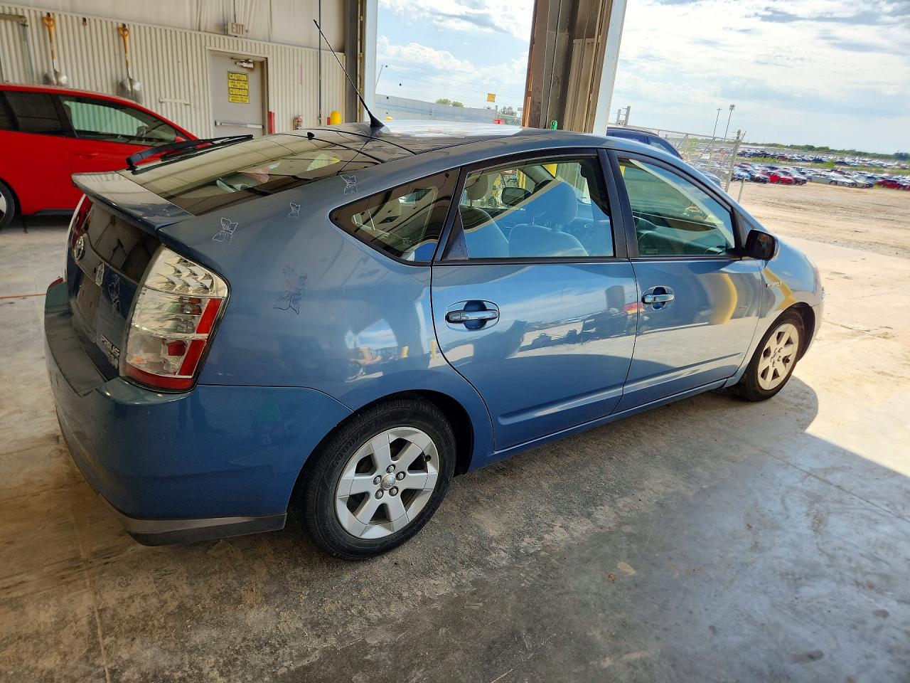 2008 Toyota Prius Base Blue vin: JTDKB20U287720999