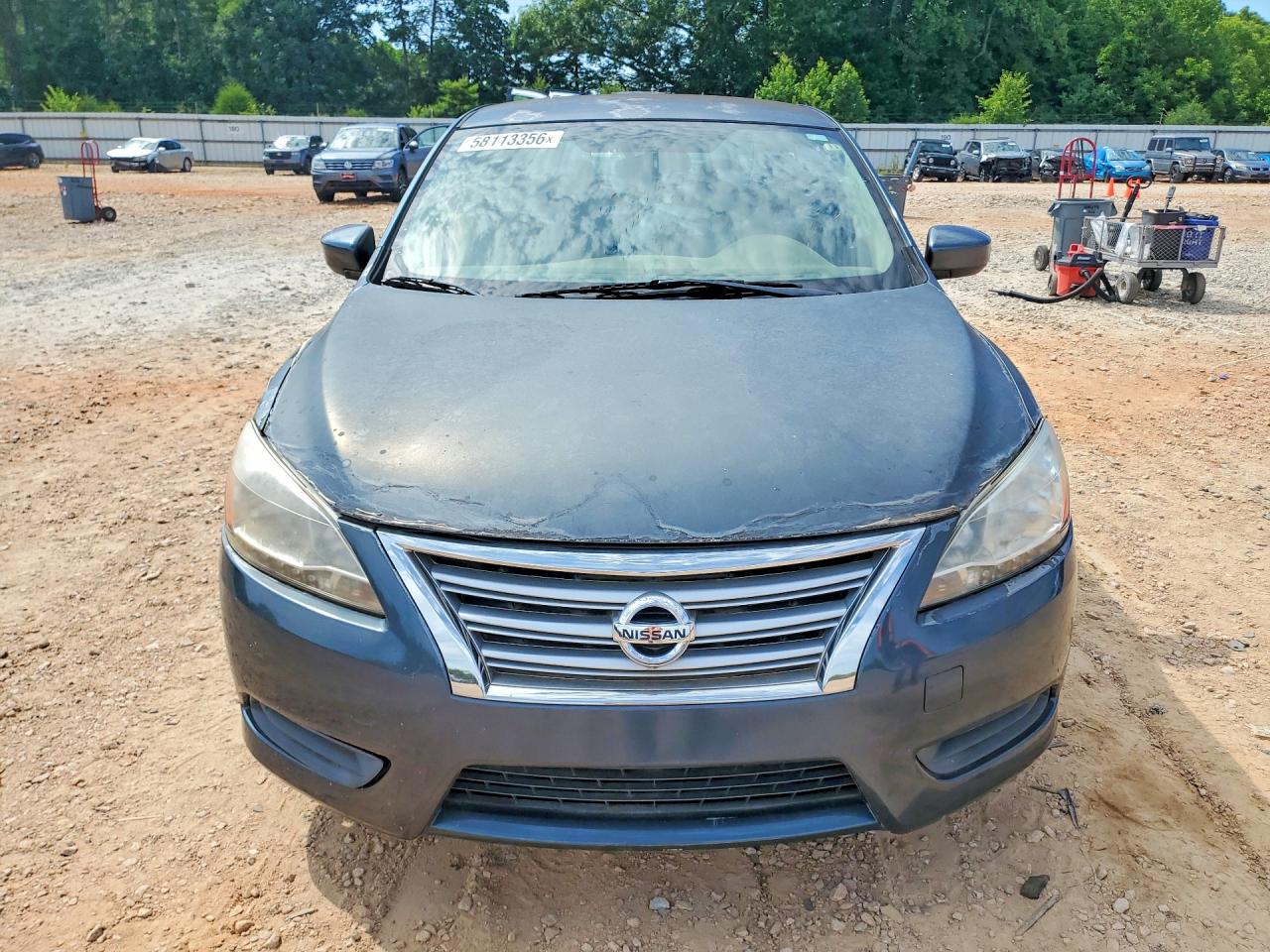 2014 Nissan Sentra Sv Blue vin: 3N1AB7AP6EY220679