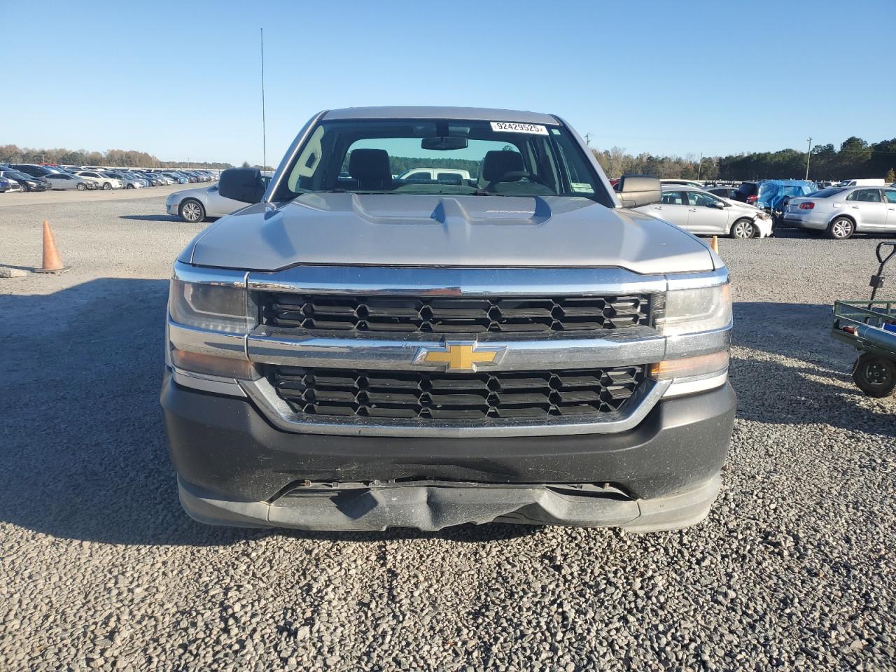 2016 Chevrolet Silverado C1500 Silver vin: 1GCRCNEC2GZ235388
