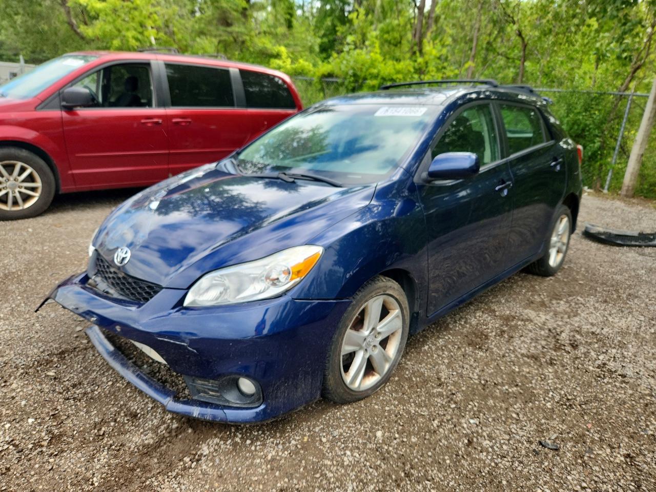 2013 Toyota Matrix Base Blue vin: 2T1LE4EE4DC023416