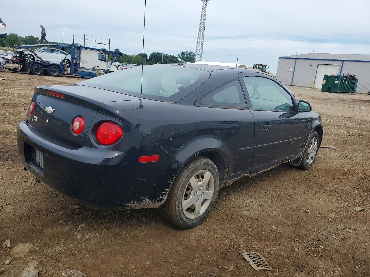 2008 Chevrolet Cobalt Ls Black vin: 1G1AK18F187337320