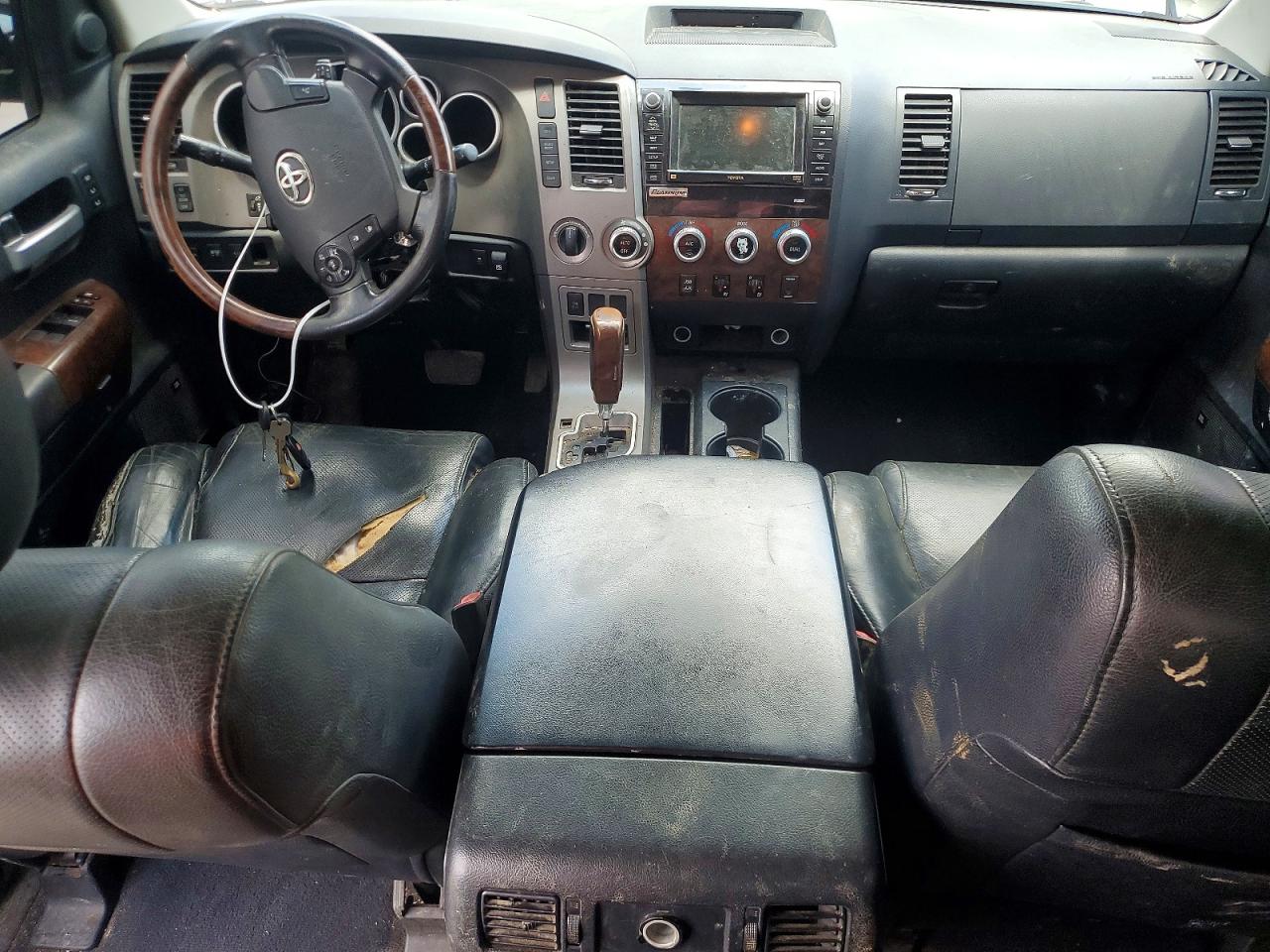 2012 Toyota Tundra Crewmax Limited Черный vin: 5TFHW5F16CX270165