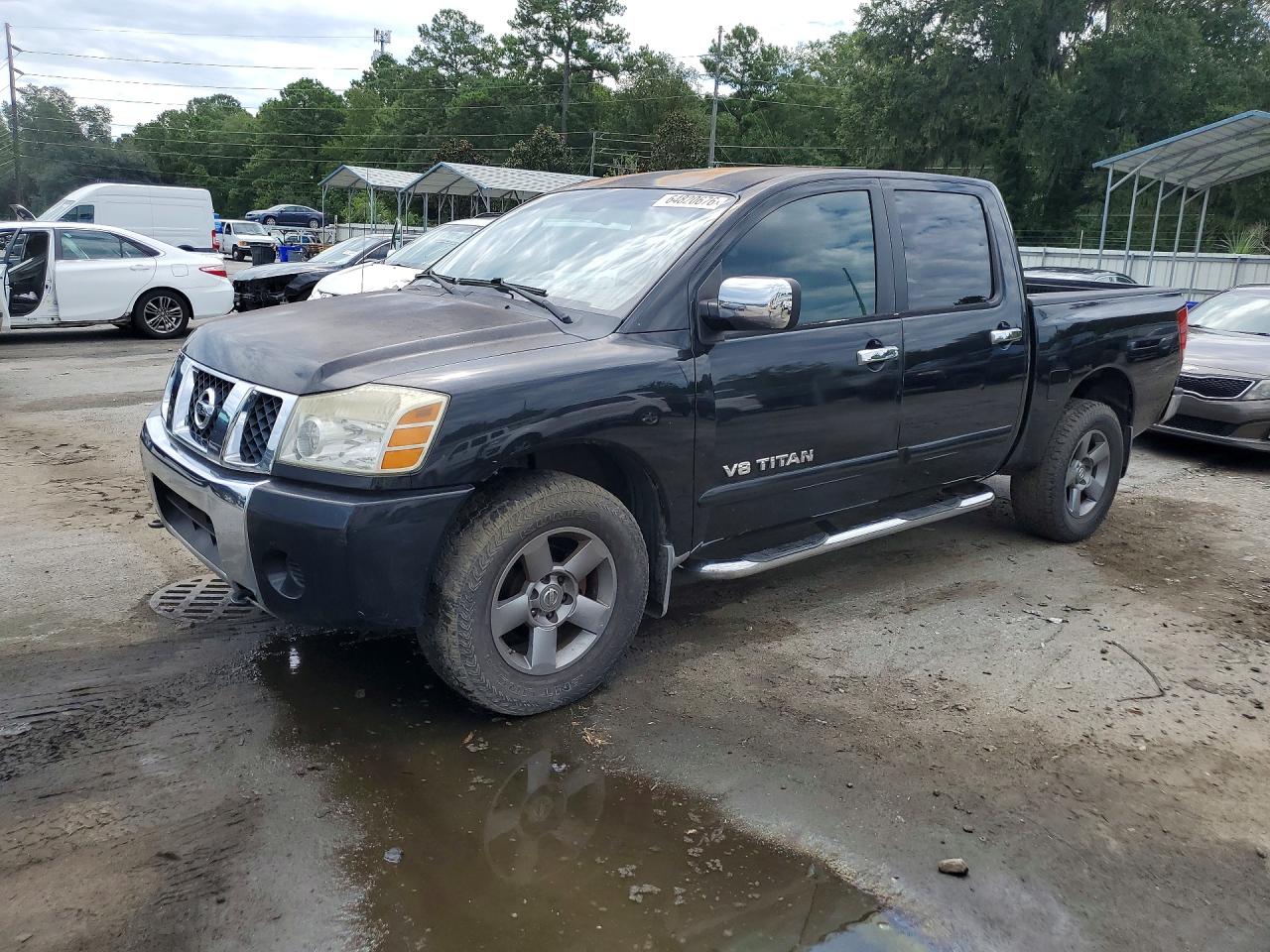 2005 Nissan Titan Xe Black vin: 1N6BA07B65N536892