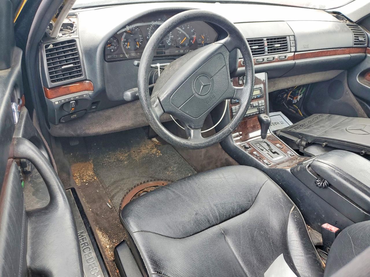 1997 Mercedes-benz S420 Black vin: WDBGA43G2VA367266