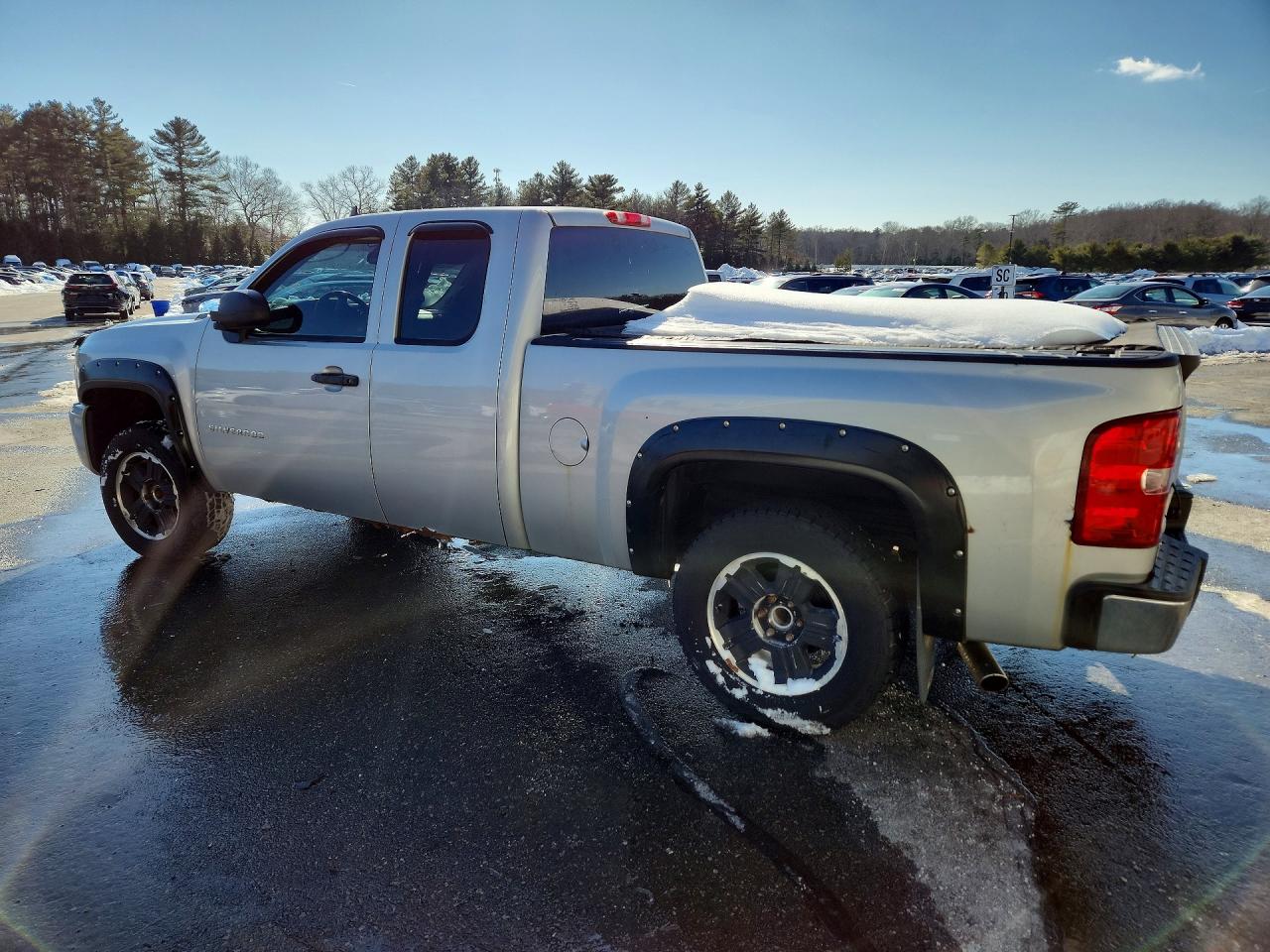 2011 Chevrolet Silverado K1500 Lt Silver vin: 1GCRKSE37BZ192628