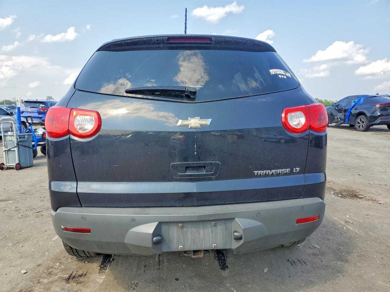 2012 Chevrolet Traverse Lt Black vin: 1GNKRGED5CJ416540