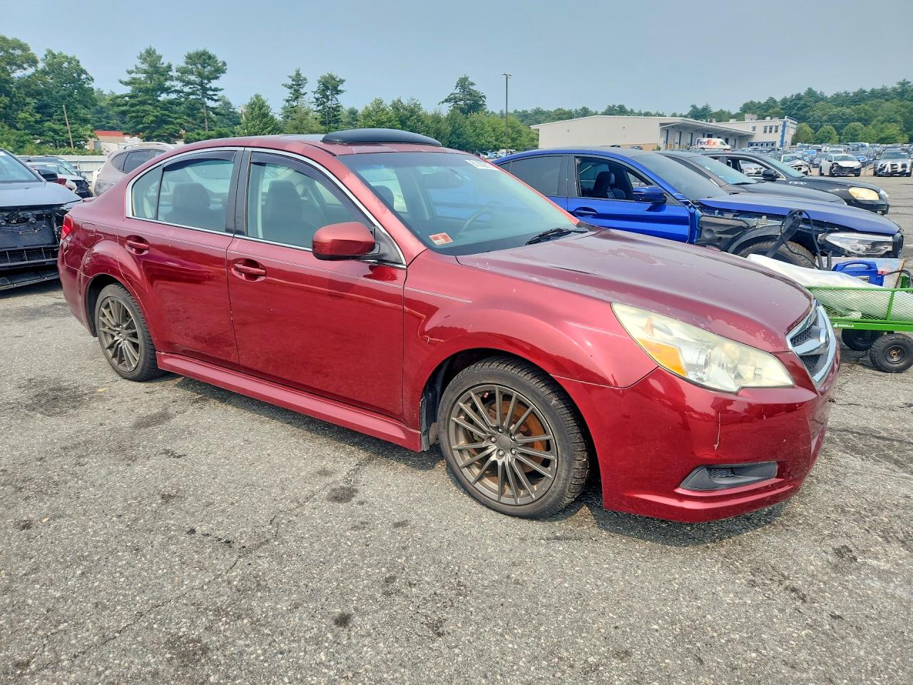 2011 Subaru Legacy 2.5i Limited Red vin: 4S3BMBL67B3218950