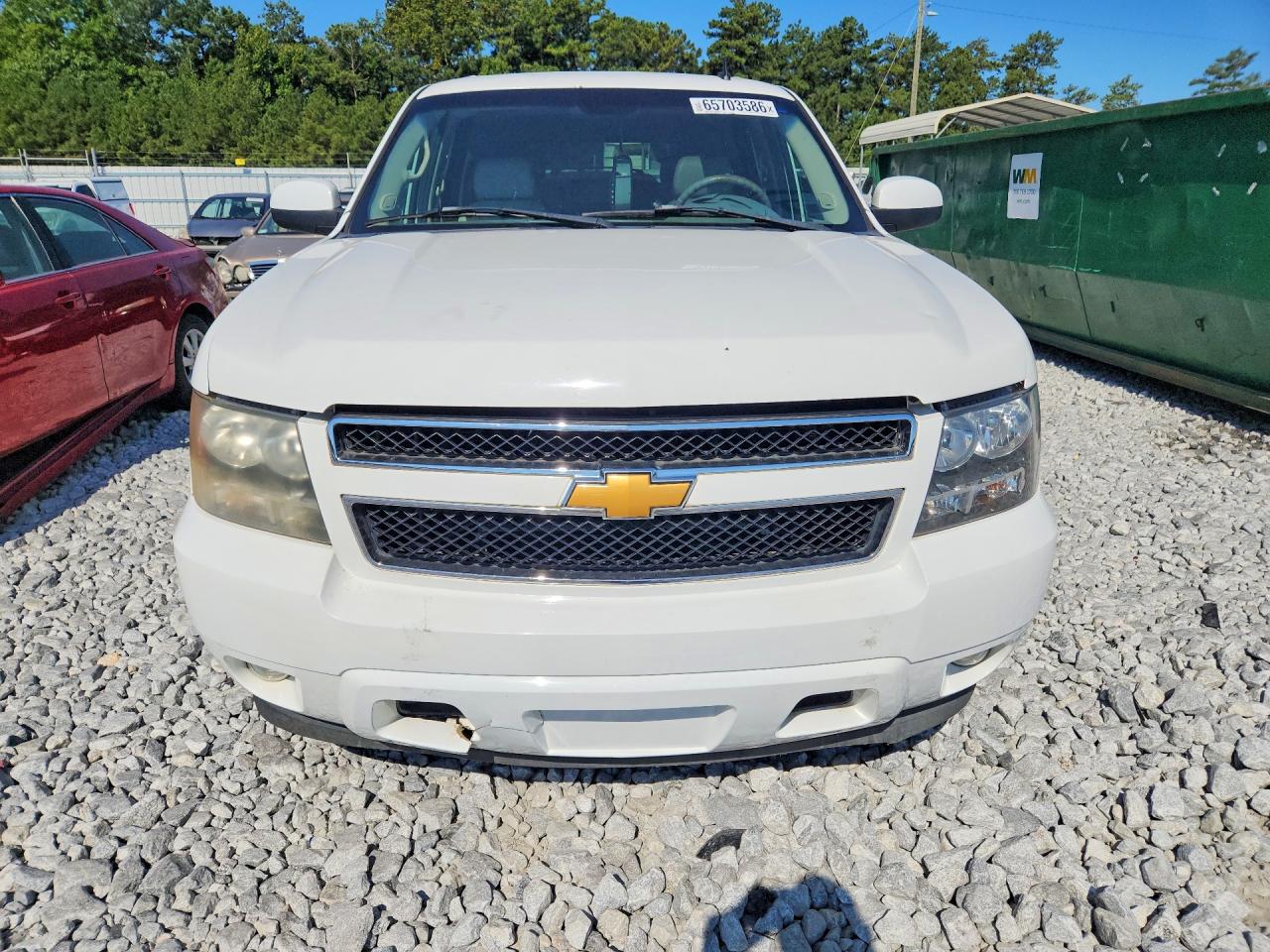 2008 Chevrolet Tahoe C1500 White vin: 1GNFC13068R115140