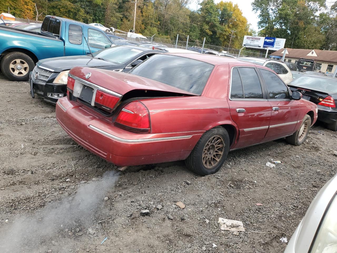 2000 Mercury Grand Marquis Ls Красный vin: 2MEFM75W3YX713135