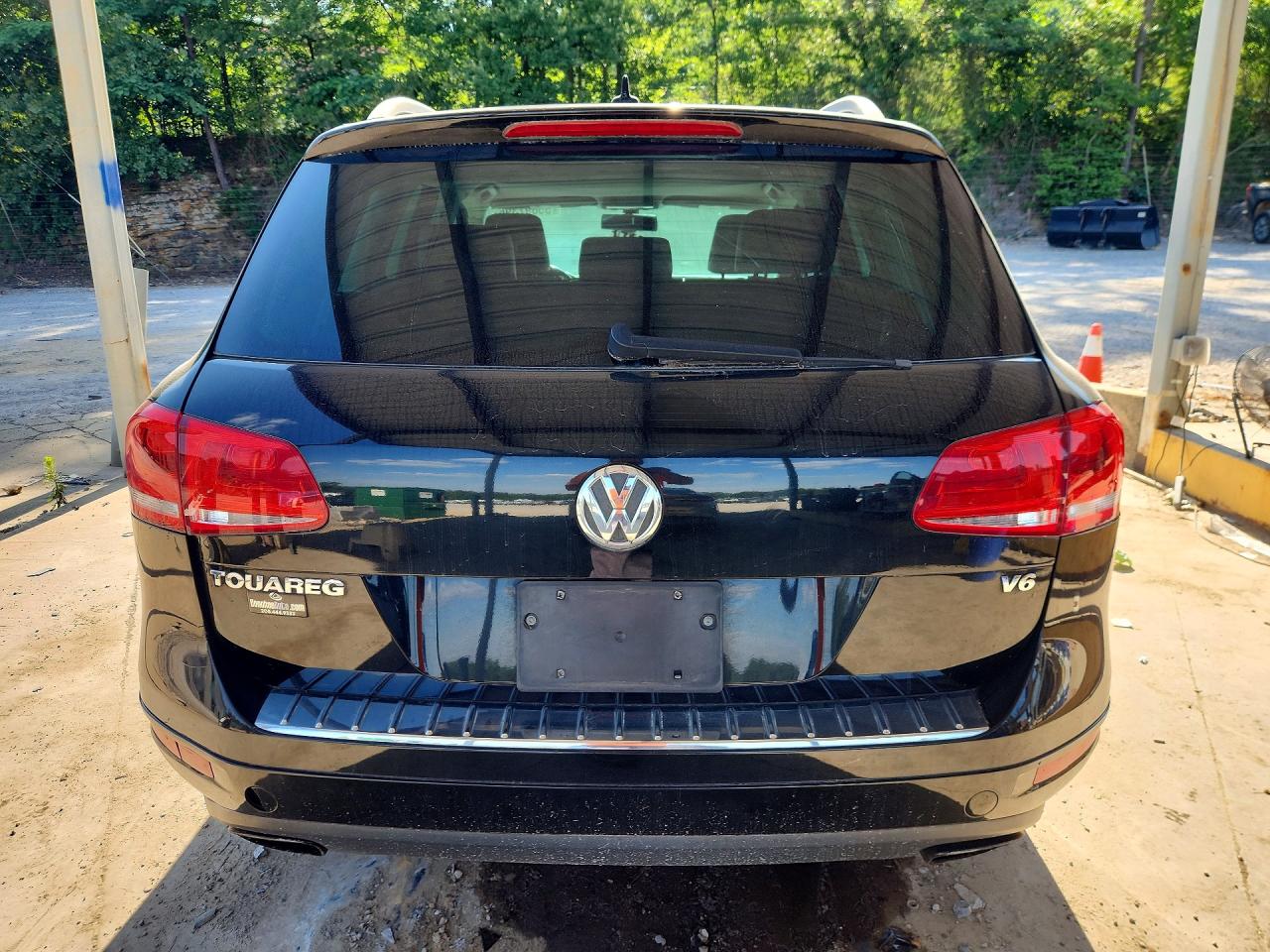 2012 Volkswagen Touareg V6 Black vin: WVGEF9BP0CD008157