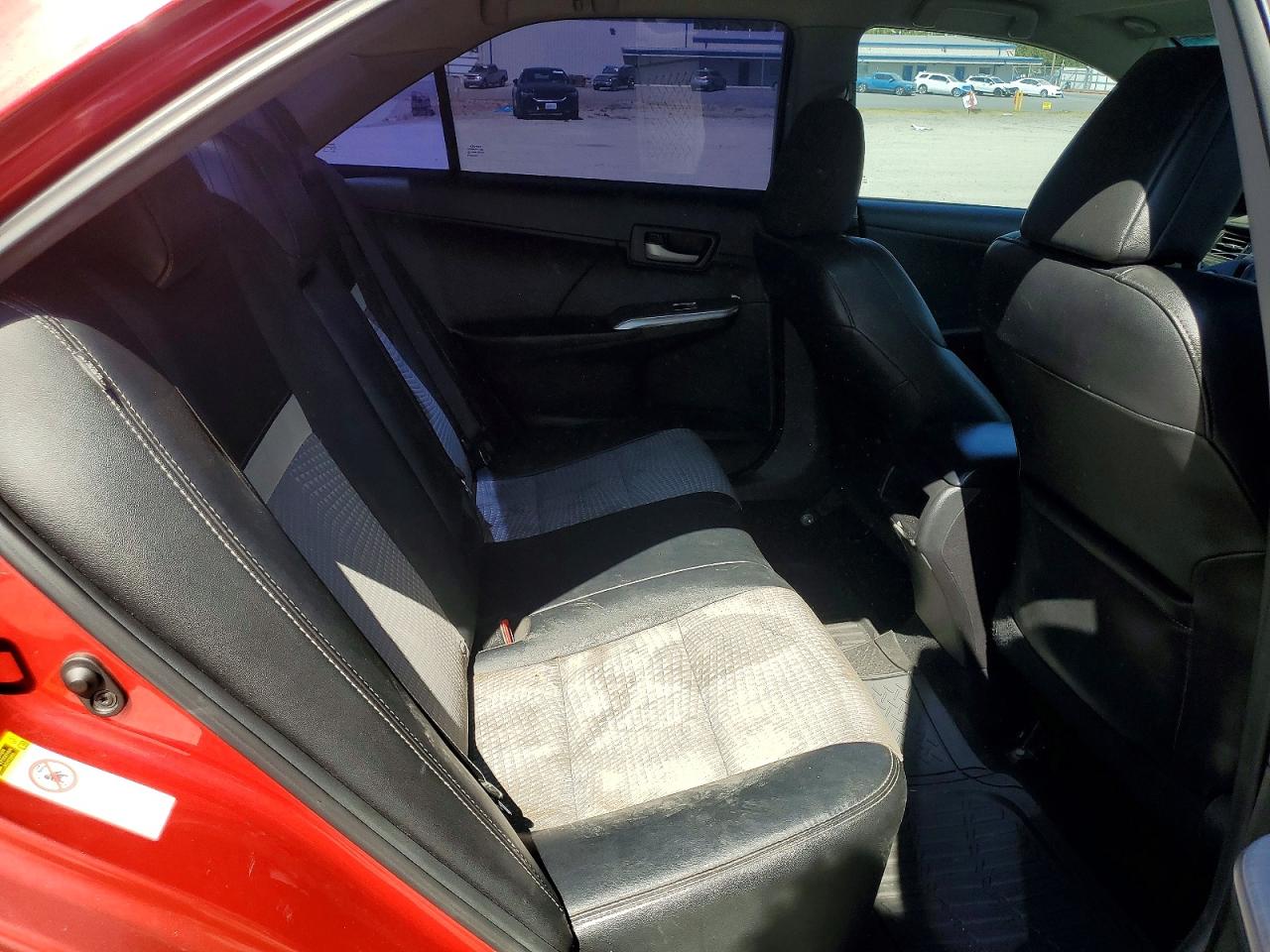 2014 Toyota Camry Se Red vin: 4T1BF1FK4EU825976