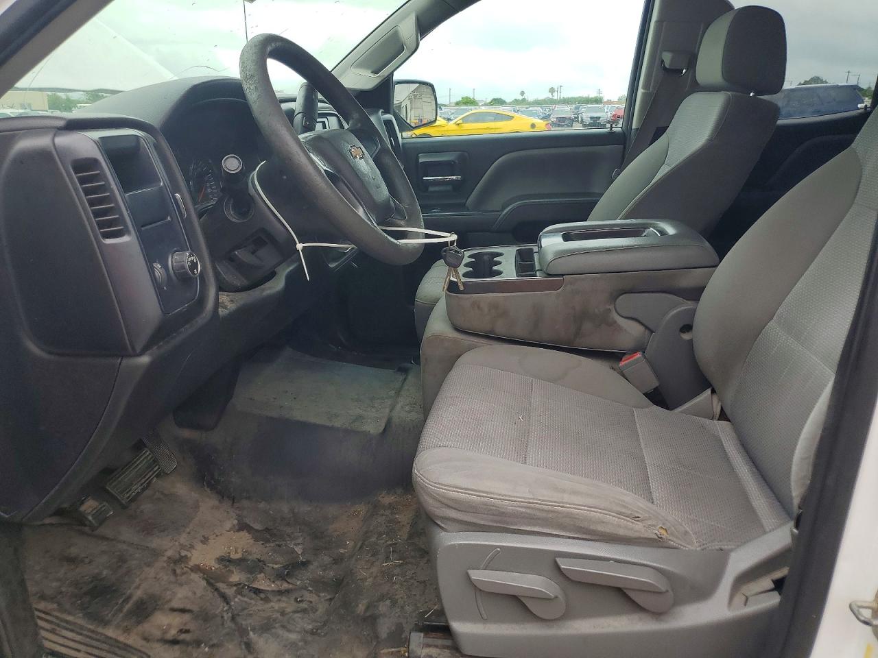 2014 Chevrolet Silverado C1500 White vin: 1GCRCPEC9EZ288128