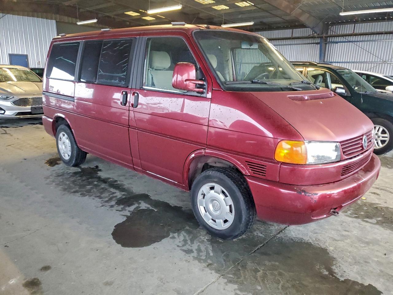 1999 Volkswagen Eurovan Gls Red vin: WV2KH2704XH140312