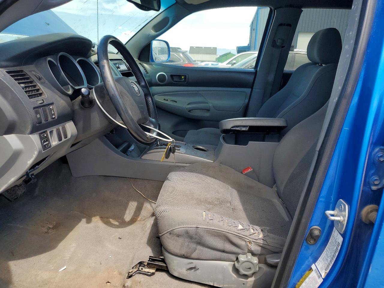 2005 Toyota Tacoma Double Cab Long Bed Blue vin: 5TEMU52N05Z092570