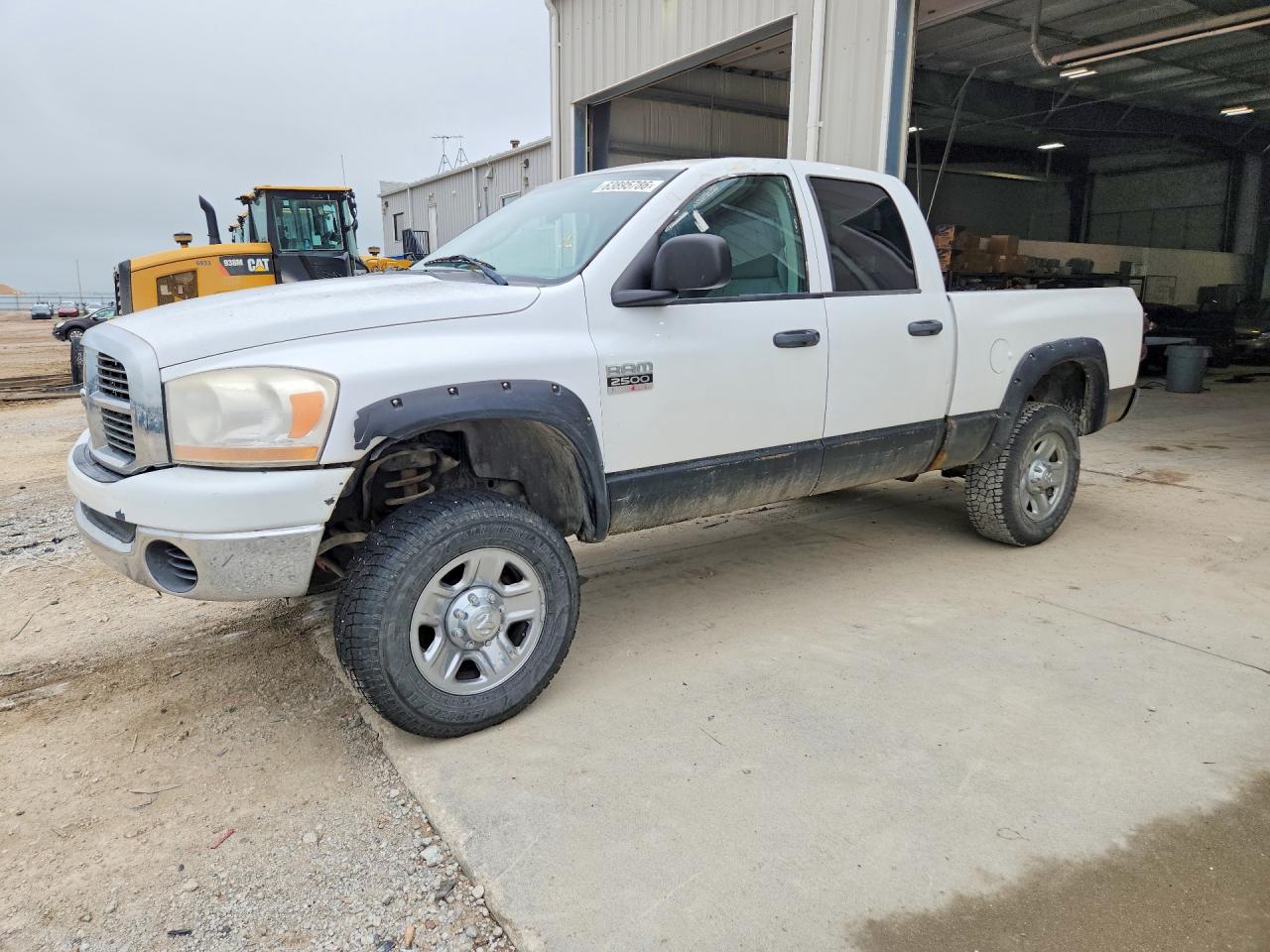 2008 Dodge Ram 2500 St White vin: 3D7KS28D58G191384