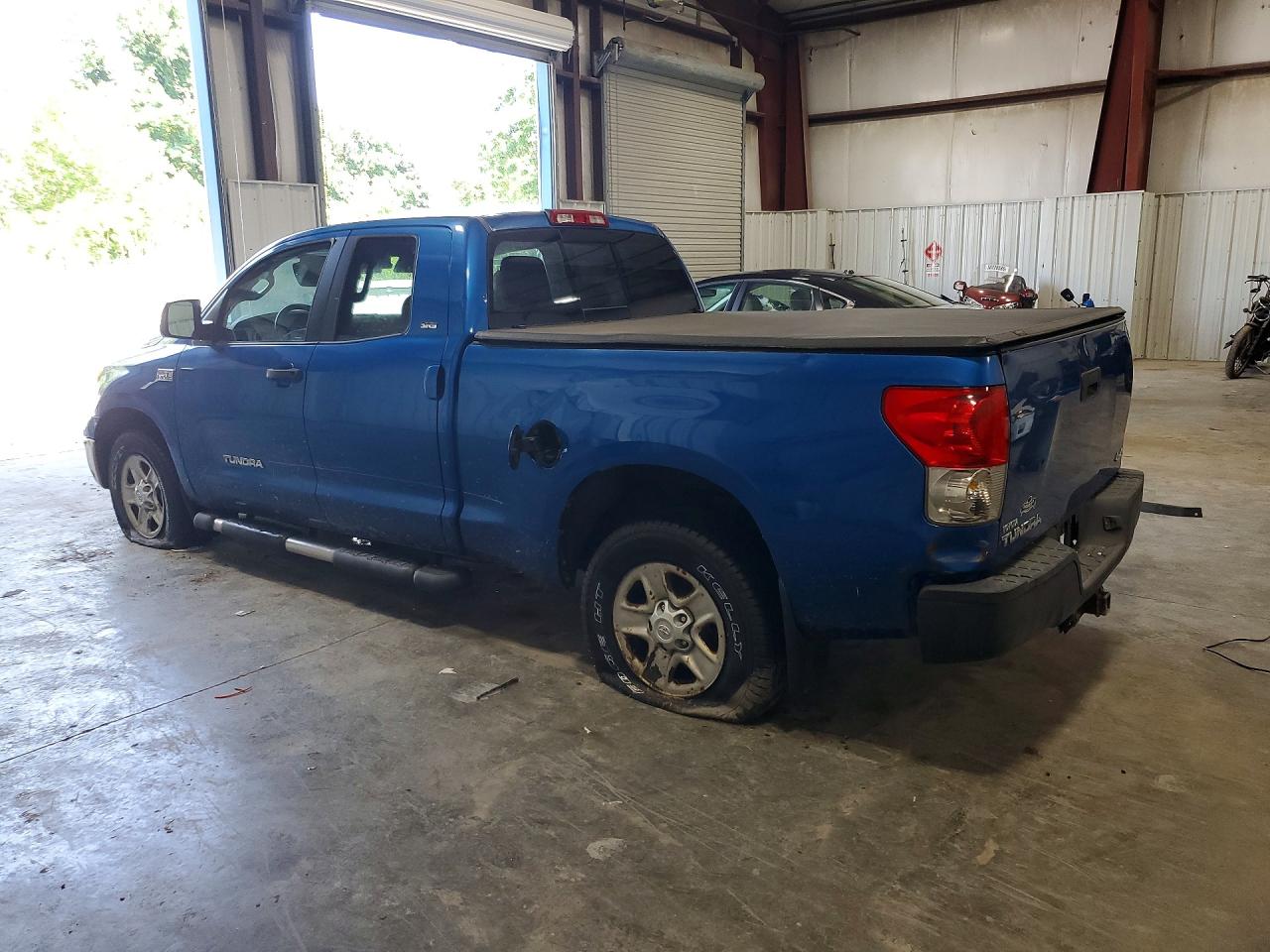 2007 Toyota Tundra Double Cab Sr5 Blue vin: 5TFBV54157X010941