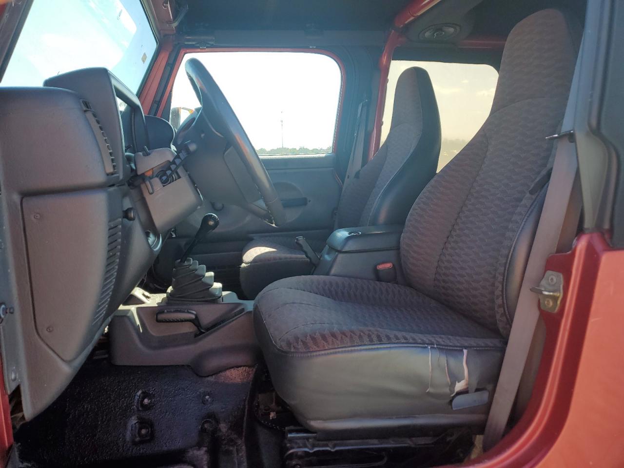 1999 Jeep Wrangler / Tj Sport Красный vin: 1J4FY19S3XP479572