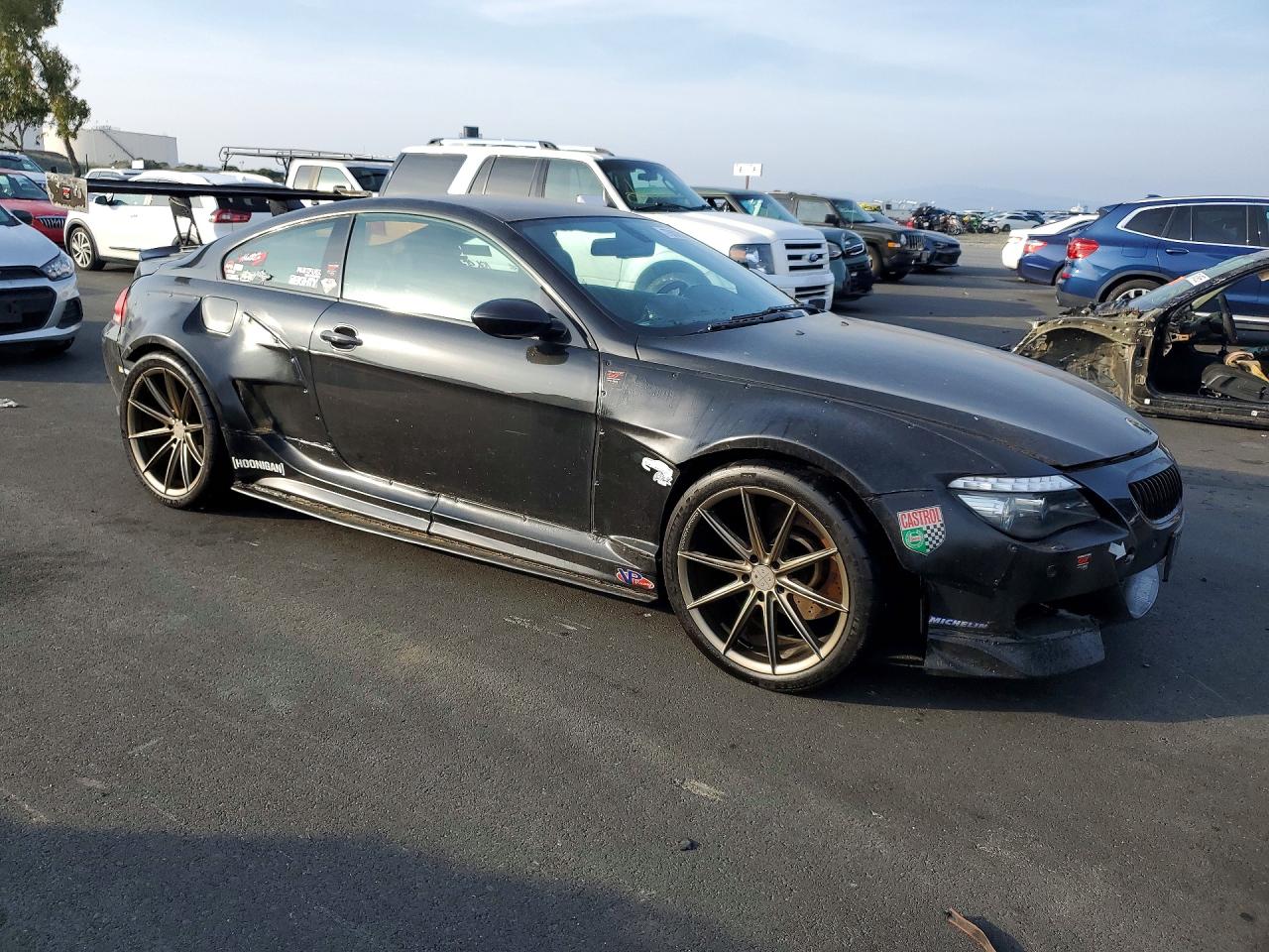 2008 Bmw M6 Black vin: WBSEH93558CY24881