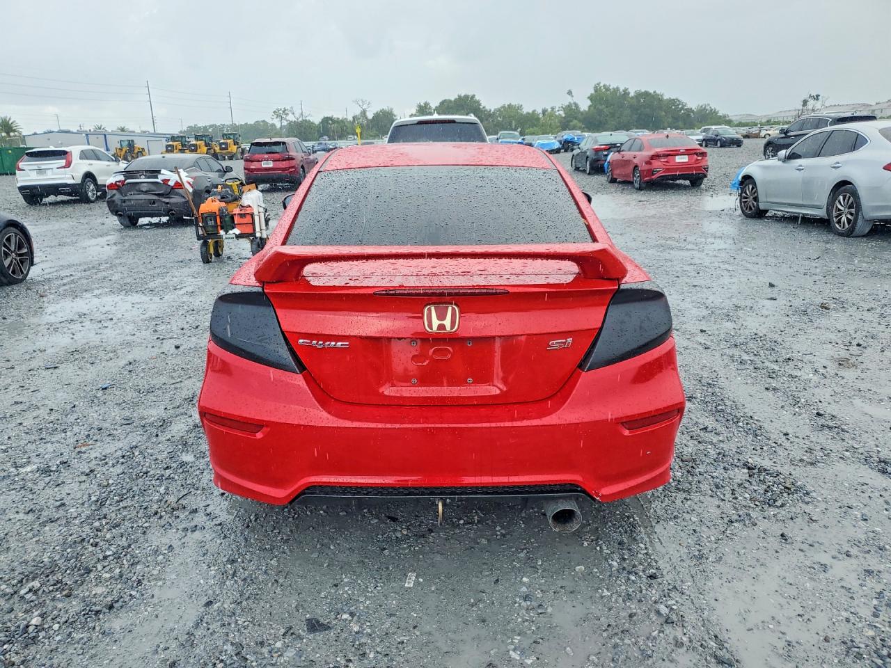 2015 Honda Civic Si Red vin: 2HGFG4A53FH706019