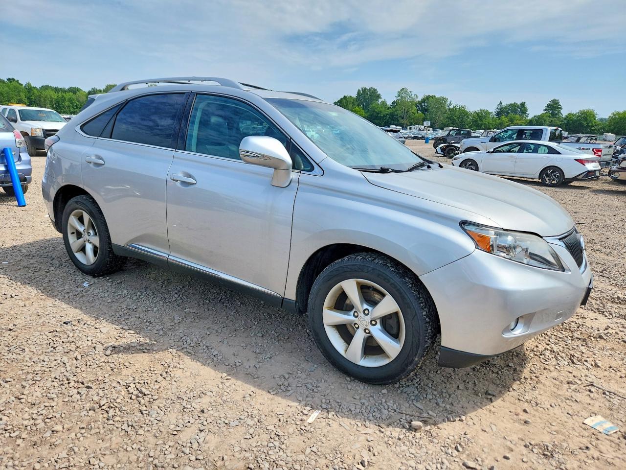 2010 Lexus Rx 350 Серебряный vin: 2T2BK1BA8AC011460