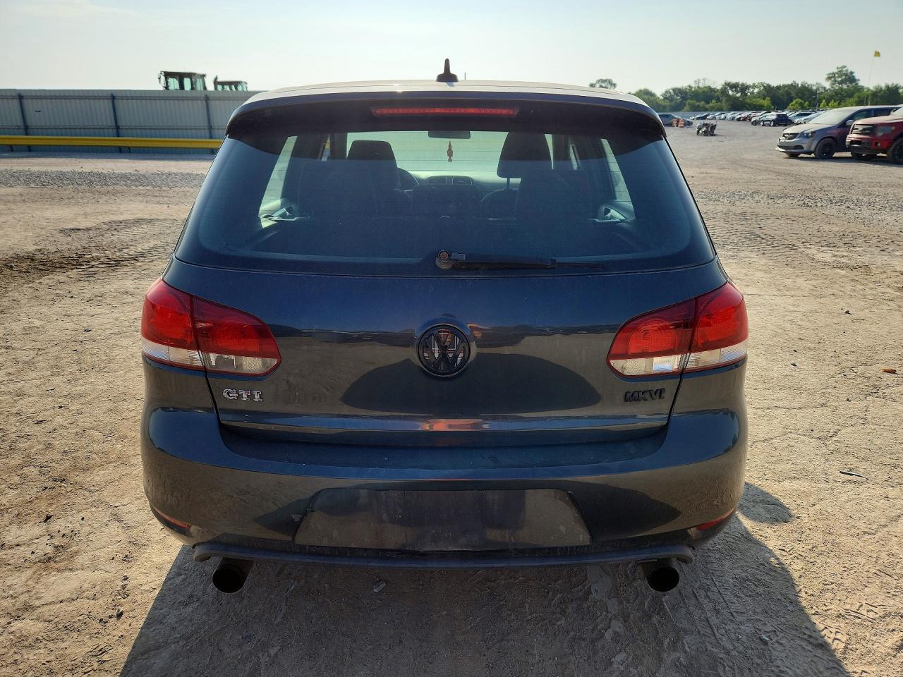 2012 Volkswagen Gti Черный vin: WVWHD7AJXCW145720