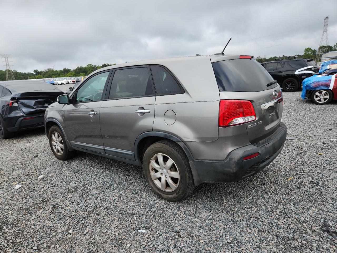 2012 Kia Sorento Lx Gray vin: 5XYKT3A17CG203426