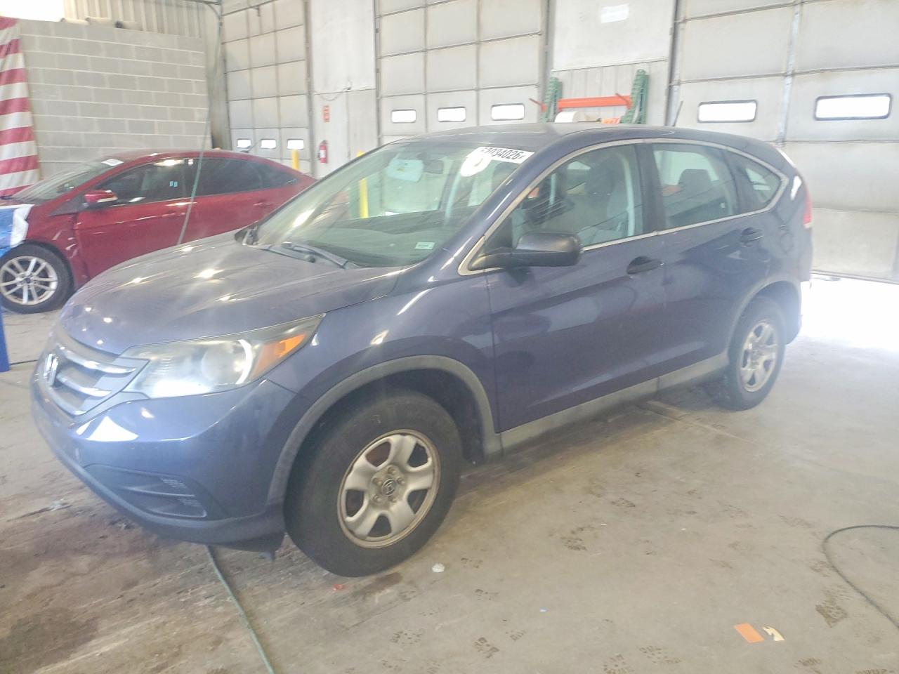 2013 Honda Cr-v Lx Синий vin: 2HKRM4H32DH658509
