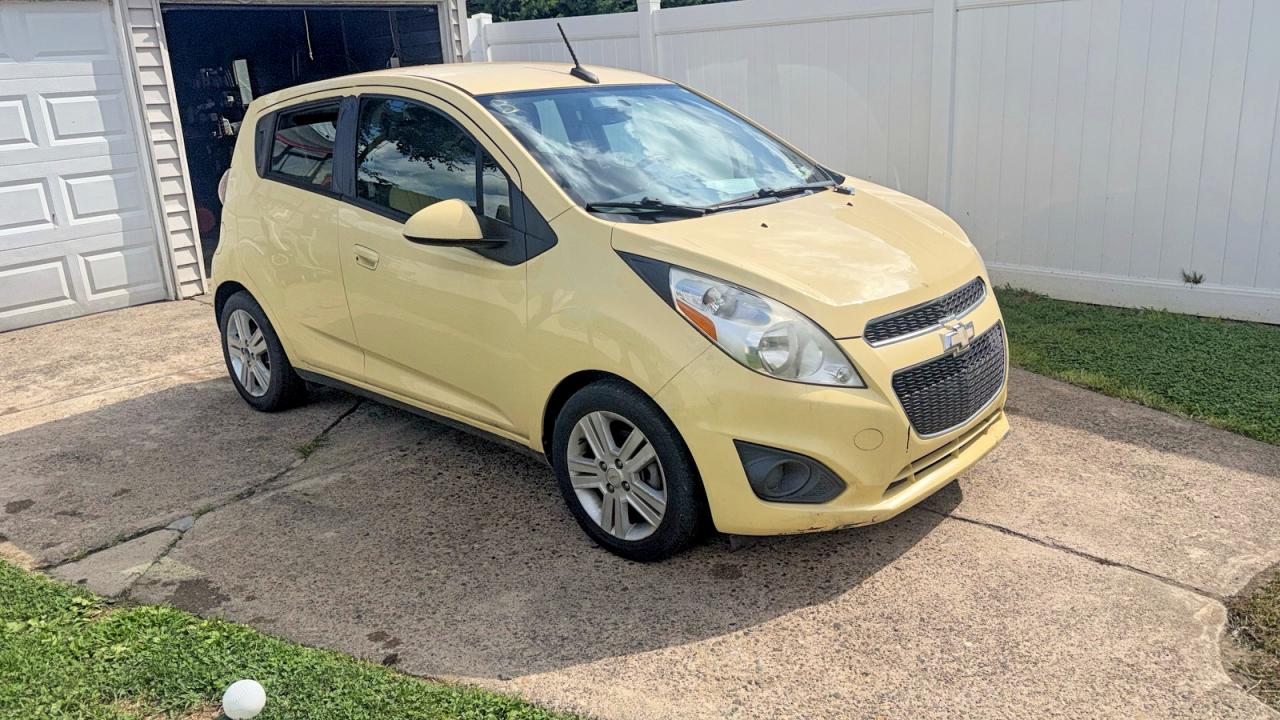 2014 Chevrolet Spark 1lt Yellow vin: KL8CD6S97EC536880