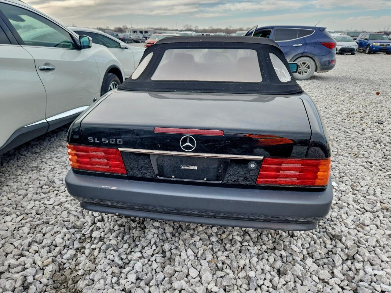 1995 Mercedes-benz Sl 500 Black vin: WDBFA67E0SF113988